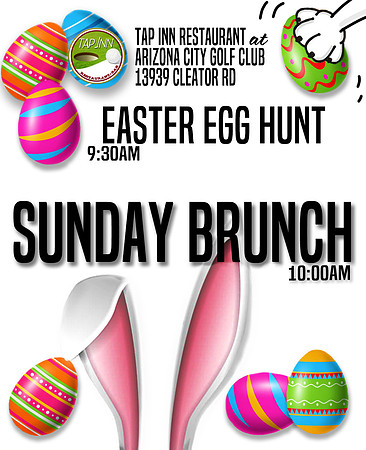 easter brunch egg hunt bright color for social media