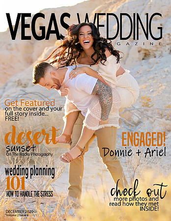 vegas WEDDING magazine Donnie and Ariel ENGAGEMENT Volume 2 Issue 6 -2