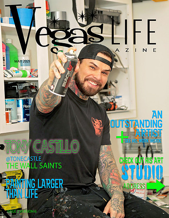 Vegas LIFE magazine Tony Castillo Tone Castle The Wall Saints Issue 2 version 6