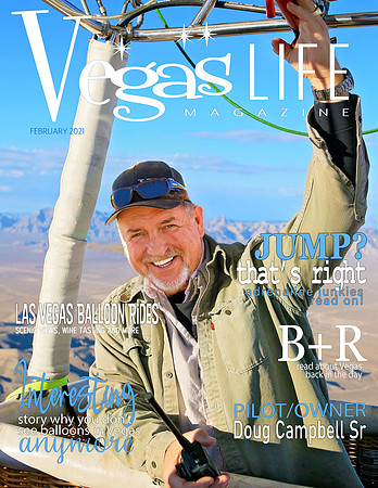 Vegas Life magazine Doug Campbell Sr Las Vegas Balloon Rides February 2021