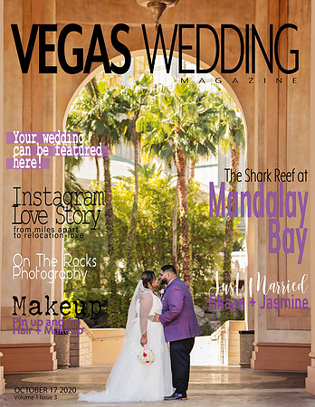 Vegas Wedding Magazine Jasmine and Shaan Ali Volume 1 Issue 3 October 2020