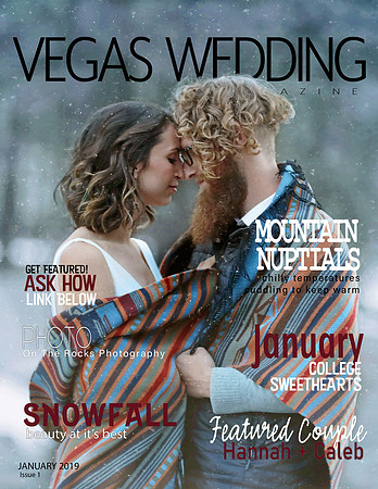 Vegas Wedding Magazine Hannah Caleb