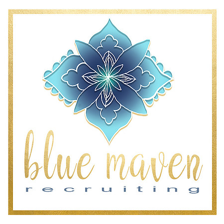 blue maven recruiting logo final